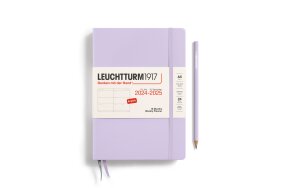 LEUCHTTURM WEEKLY PLANNER A5 18 MONTHS 2024-2025 LILAC 370719